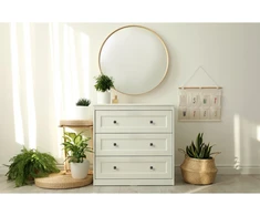 Contact knob POINT brushed auksinis
