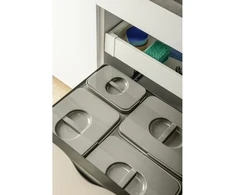 Container system MULTINO NEW 600 3X15L + 1X7L anthracite