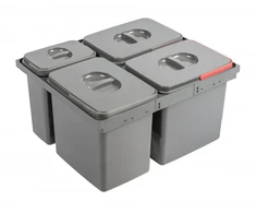 Container system MULTINO NEW 600 3X15L + 1X7L anthracite