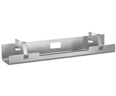 CS-60/1S Horizontal cable tray, 600 mm, pilkas