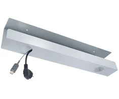 CS-60G Horizontal cable tray, 600 mm, pilkas