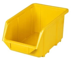 Dėžė Patrol EKO iš PVC | vidutinė, geltona, (25 x 16 x 13 cm)