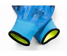 DIRK insulated gloves latex-coated mėlynas 11