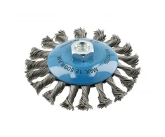 HÕGERT Diskinis šepetys 100 mm, M14, plieninė viela 0,3 mm