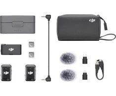DJI Mic 2 (2 TX + 1 RX + įkrovimo dėklas) (CE) Mikrofonas