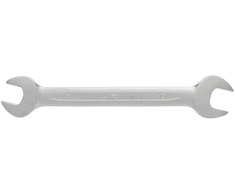Double open-end spanner, CrV steel, 24 x 27 mm, DIN 3110