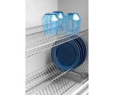 Drainer GTV BASIC 1, two-level, cabinet 800, for slabs 16 - 18 mm, 1x tray, chrome