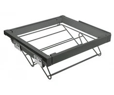 Drawer Elite for shoes 700 mm with soft closing, pilka anthracite
