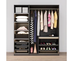 Drawer Elite with metal basket 700 mm with soft closing, pilka anthracite
