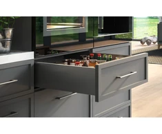 Drawer system AXISPRO 500mm anthracite - medium size H116