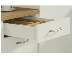 Drawer system AXISPRO 500mm baltas - low H84