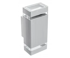 Dviejų krypčių sieninis šviestuvas NESSA, GU10, MAX. 2x50W, IP54, AC220-240V, 50/60Hz, pil