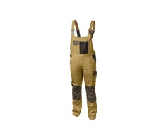EDGAR protective bib trousers dark beige 3XL (58)