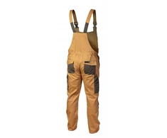 EDGAR protective bib trousers dark beige 3XL (58)