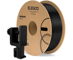 Elegoo PC 1.75mm 1kg juodas plastikas 3D spausdinimui