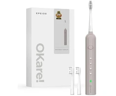 Elektrinis dantų šepetėlis EPEIOS EPET003 Sonic, pilkas