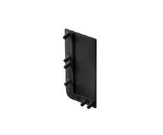 End cap for L profile - full, VELLO handle-free system with LED function, juodas right (10