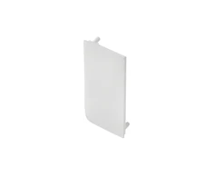 End cap for L profile - full, VELLO handleless system with LED function, baltas left (10 pc