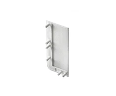 End cap for L profile - full, VELLO handleless system with LED function, pilka right (10 pc