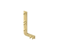 End cap for L-profile incomplete, VELLO handleless system with LED function, auksinis right(10