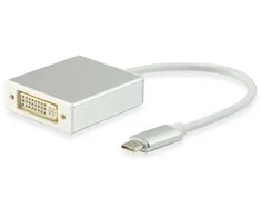Equip Adapteris USB-C -> DVI-I DualLink (24+5) 2k60Hz 0.15m si (Pažeista pakuotė)