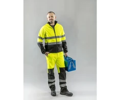 EXTER softshell įspėjamoji striukė geltona 2XL