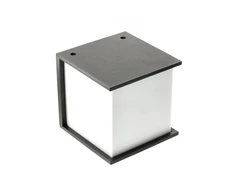 Façade luminaire LEO, E27, MAX. 18W, IP54, AC220-240V, 50/60Hz, juodas