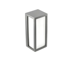 Facade luminaire VASTI, E27, max. 12 W, IP54, graphite