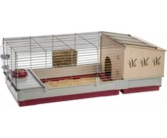 Ferplast Triušių narvas Krolik 140 Plus, 142 x 60 x 50 cm, 57072570 (Pažeista pakuotė)
