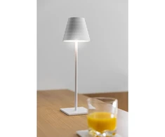 'FIZZI Led table lamp, 2,5W, 200lm, DC 5V, 1A,4000 K, battery 4000 mAh, baltas