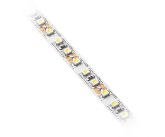 Flash Tape 3528, 300 LED warm baltas, 4,8W/m without gel 8mm, 12V, 2m, mini amp