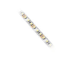 Flash Tape 3528, 600 LED warm baltas, 9,6W/m without gel 8mm, 12V, 2m, mini amp
