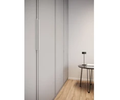 Furniture handle GTV GROOVE, C=320 mm, L=360 mm, Al, baltas matt