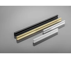 Furniture handle GTV GROOVE, C=320 mm, L=360 mm, Al, baltas matt