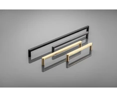 Furniture handle GTV NYXA, C=320 mm, L=330 mm, ZnAl, brushed auksinis