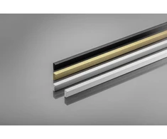 Furniture handle GTV PILLAR, C=3x352 mm, L=1200 mm, Al, matt juodas