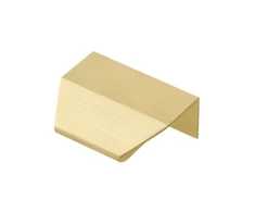 Furniture handle GTV TREX CROSS, C=32 mm, L=50 mm, Al, light brushed auksinis