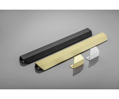 Furniture handle GTV TREX CROSS, C=32 mm, L=50 mm, Al, baltas matt