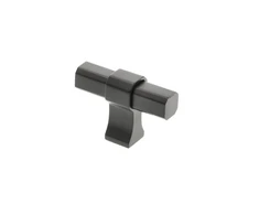 Furniture knob GTV IMPERIAL, ZnAl, matt juodas