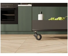 Furniture roller GTV STRADA, H=92,5 mm, dia60 mm, braked, plastikas + steel, juodas