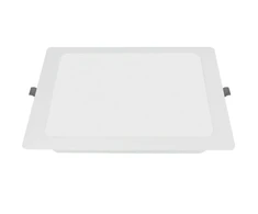 G-TECH FABRO Downlight, LED, 18W, 1800lm, 4000K, AC220-240V, IP40, recessed, square, baltas