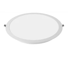 G-TECH FABRO Downlight, LED, 18W, 1800lm, 4000K, AC220-240V, IP40, recessed, round, baltas