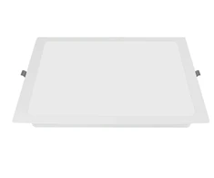 G-TECH FABRO Downlight, LED, 24W, 2400lm, 4000K, AC220-240V, IP40,recessed, square, baltas