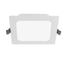 G-TECH FABRO Downlight, LED, 6W, 540lm, 4000K, AC220-240V, IP40,recessed, square, baltas