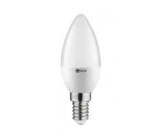 G-TECH LED šviesos šaltinis, A-G, C30, SMD2835, 3000K, E14, 6,0W, AC220-240V, 160°, 520lm,