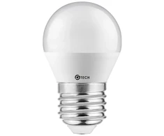 G-TECH LED šviesos šaltinis, B45C, SMD2835, E27, 6W, 470 lm, 52 mA, AC220-240V, 50-60 Hz,