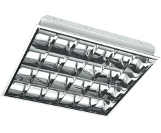 G-TECH LED žaliuzinis šviestuvas 60, 4x60 T8 LED, G13, AC220-240V, 50/60Hz, IP20, su kabelis
