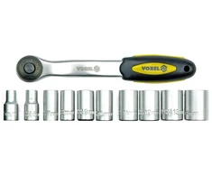 VOREL Rinkinys RAKTAI 1/2" 11 vnt.
