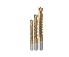 Gręžimo pjūklų antgalių rinkinys: 5, 6, 8 mm, pagaminti iš HSS plieno