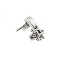 GTV COCA hinge parallel, angled 90 deg, H=2 mm, springless, e-chain®, slide-on, with euro